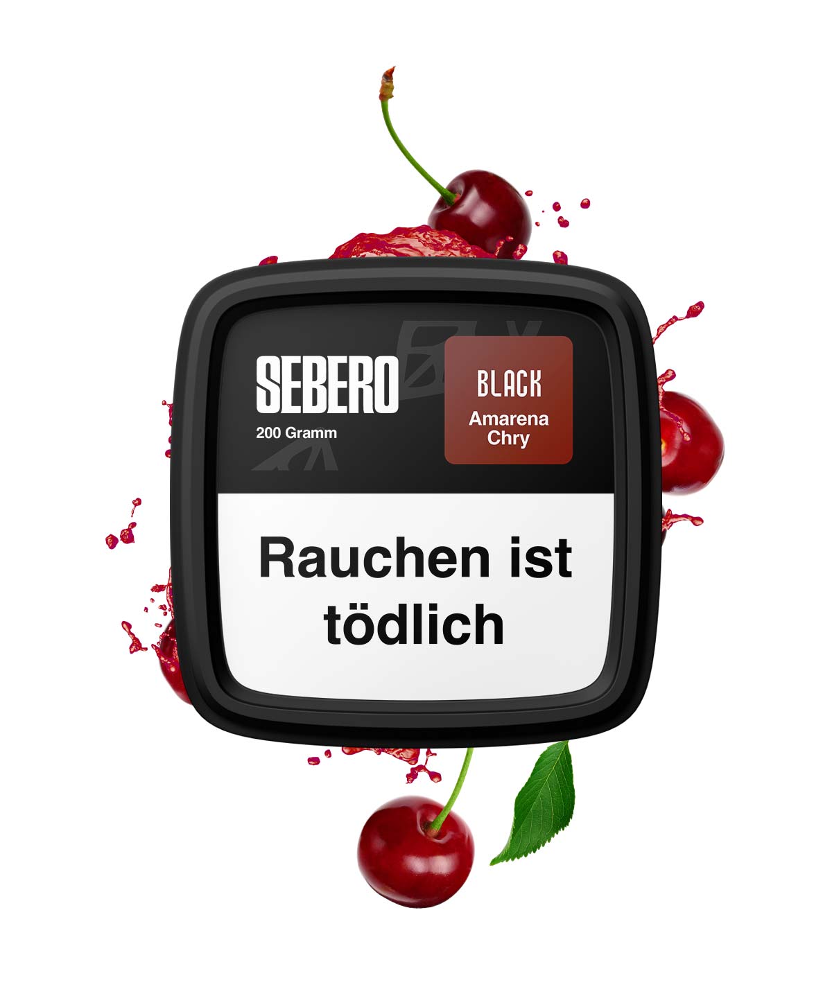 Sebero Black - Amarena Chry 200g Hookah Tobacco Sebero Black - Amarena Chry 200g Hookah Tobacco