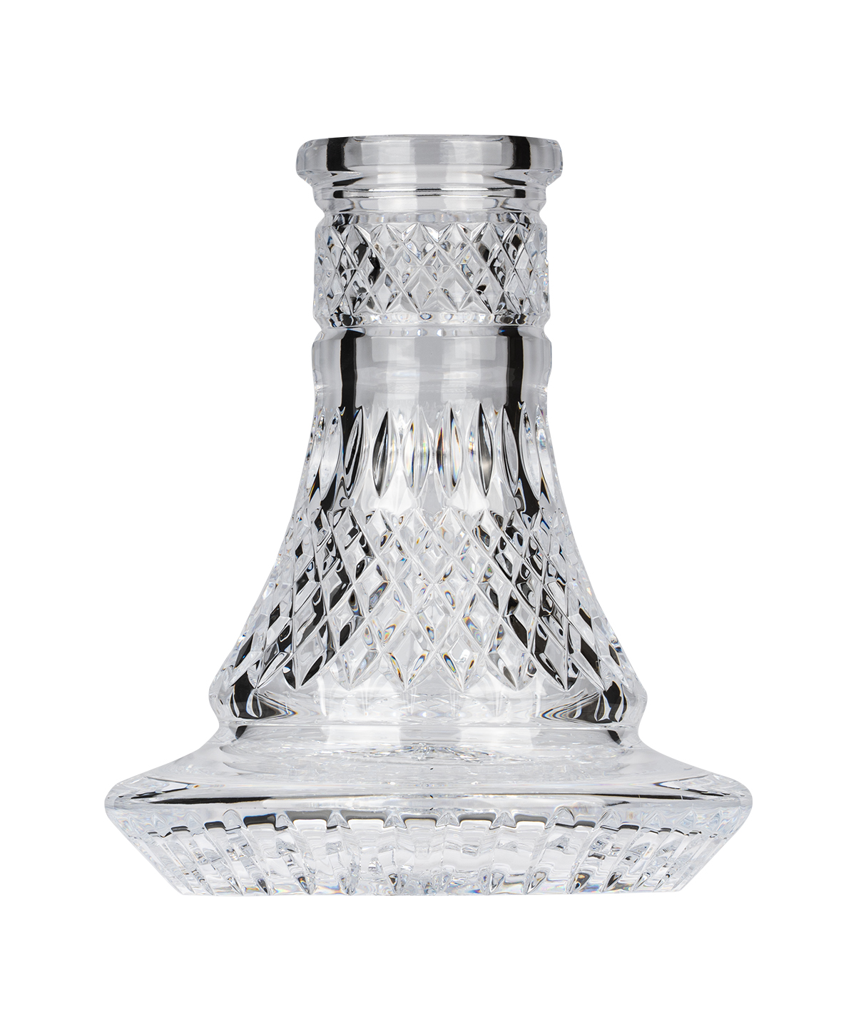 Caesar Crystal Small Prestige - Crown Cut - Clear | Hookah Bowl