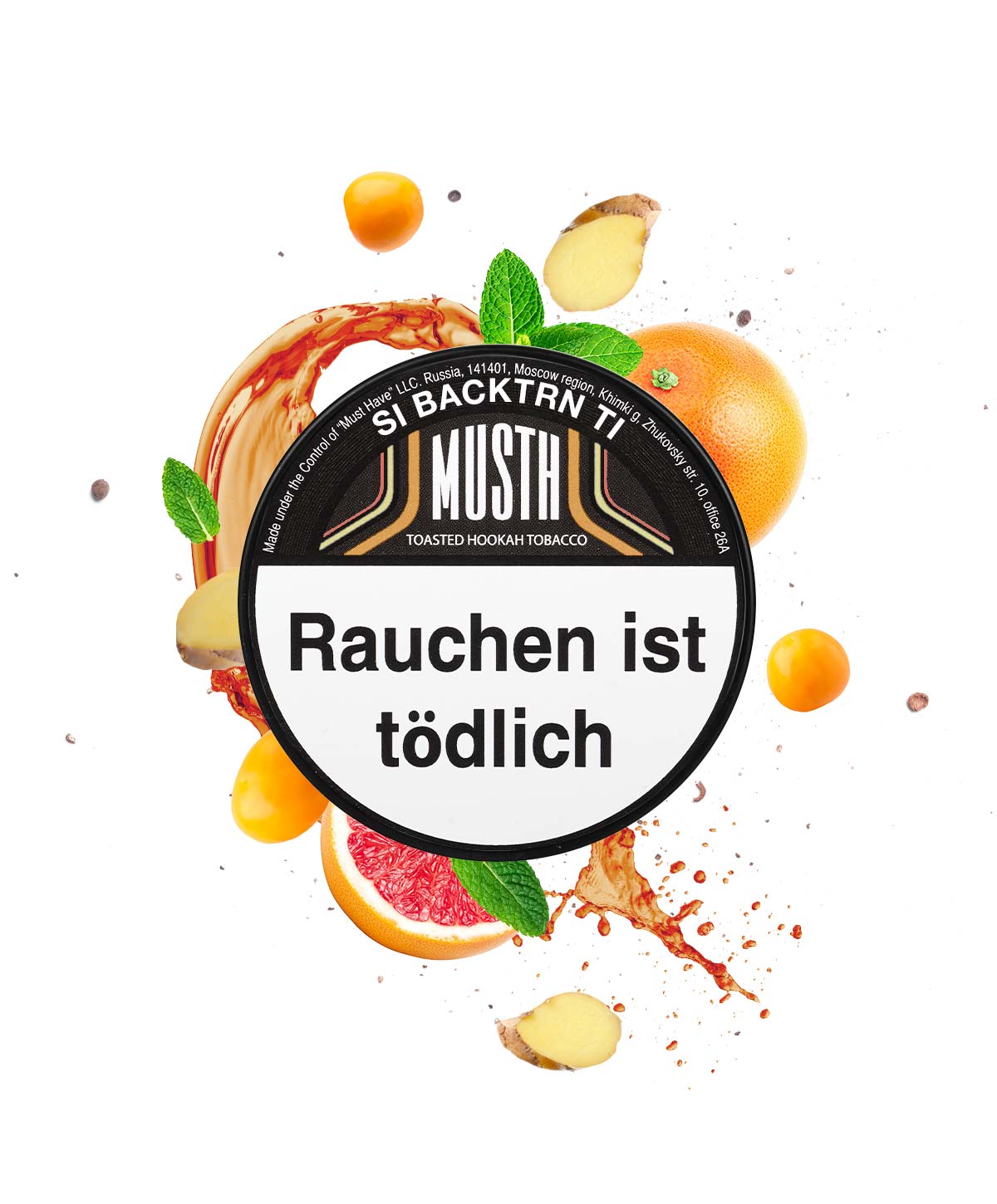 Must H Si Backtrn Ti 200g Hookah Tobacco