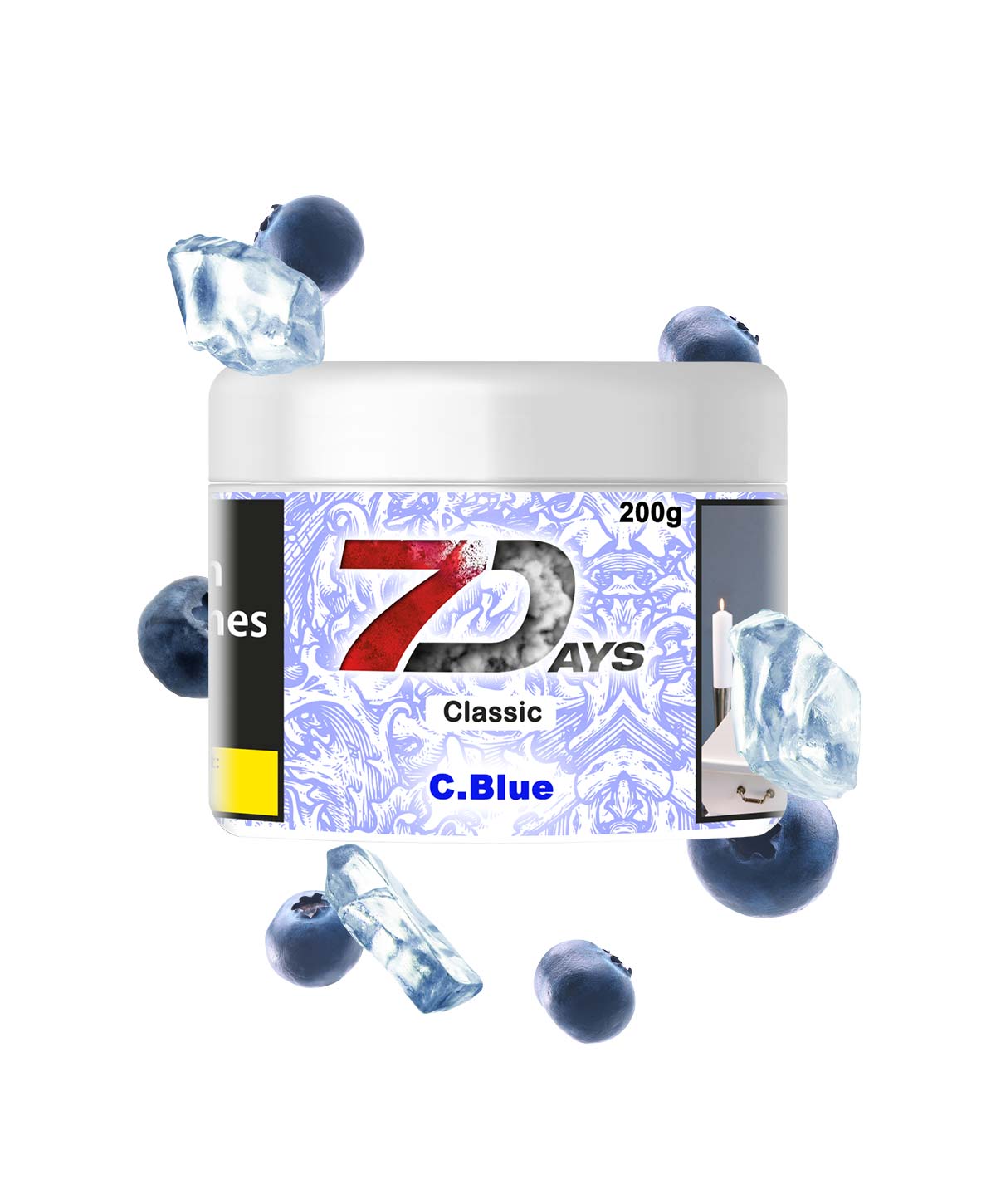 7 Days Classic C. Blue 200g Hookah Tobacco 7 Days Classic C. Blue 200g Hookah Tobacco
