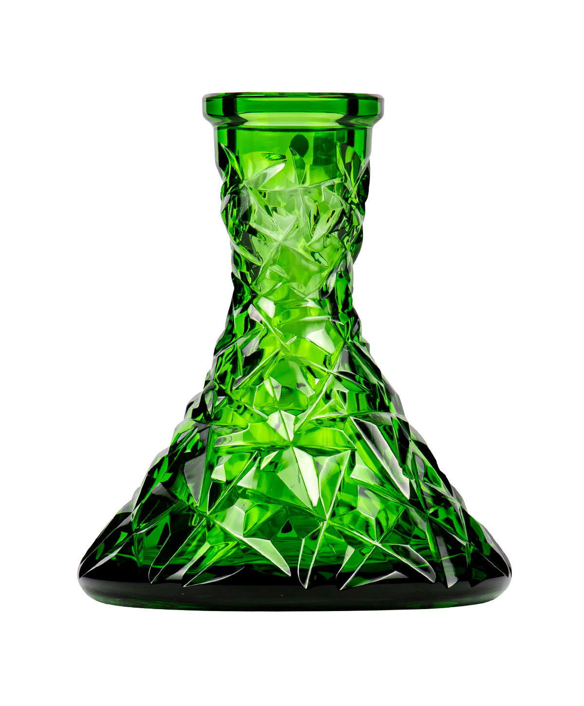 Moze Exclusive Glass Cone - Rock - Green Hookah Glass