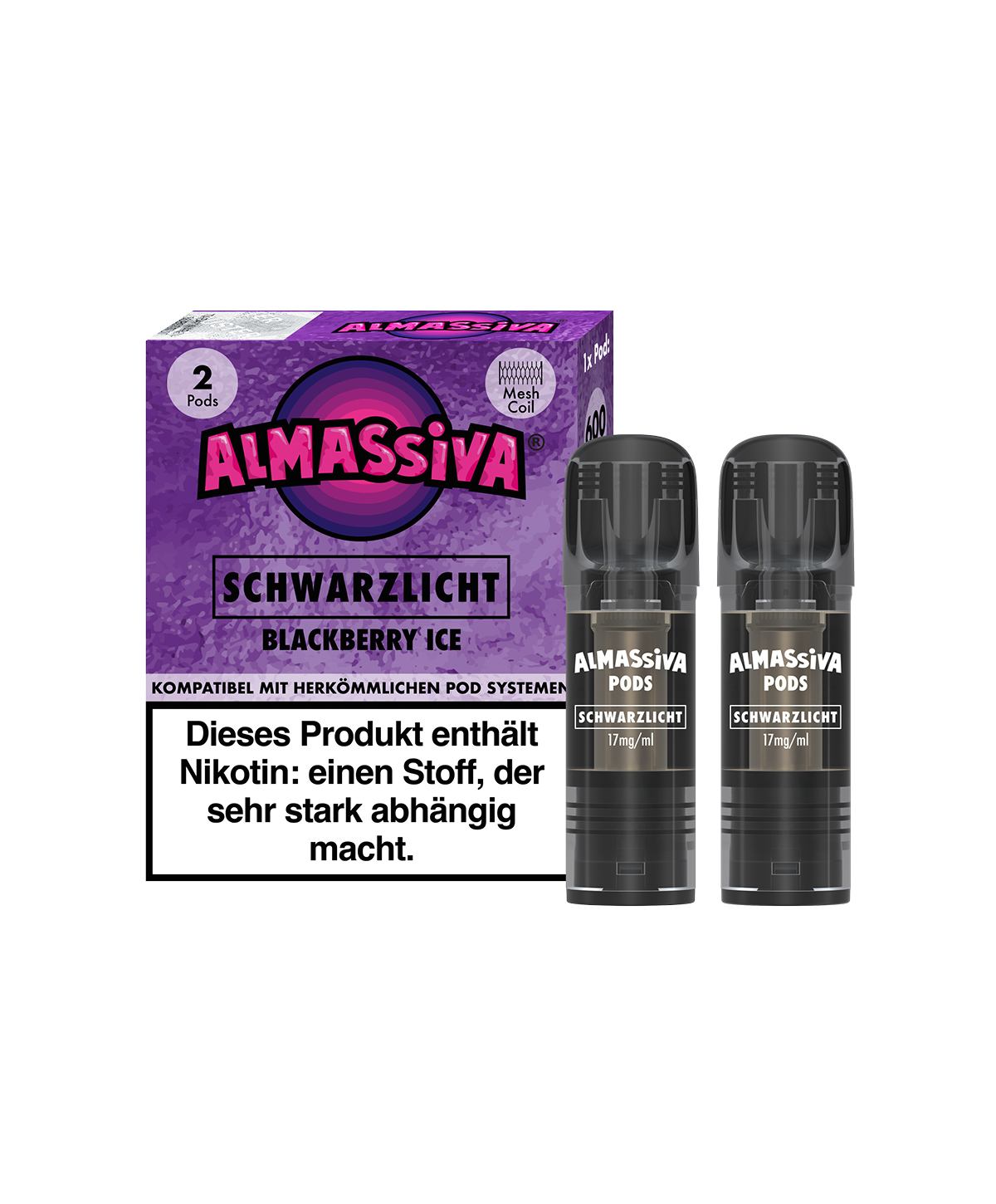 Al Massiva Pod - Schwarzlicht 2er Pack