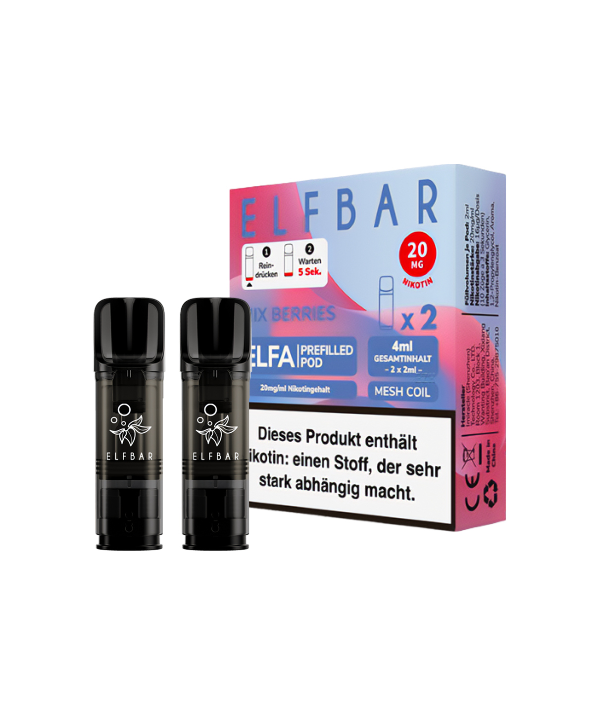 Elfa Pod - Mix Berries 2er Pack