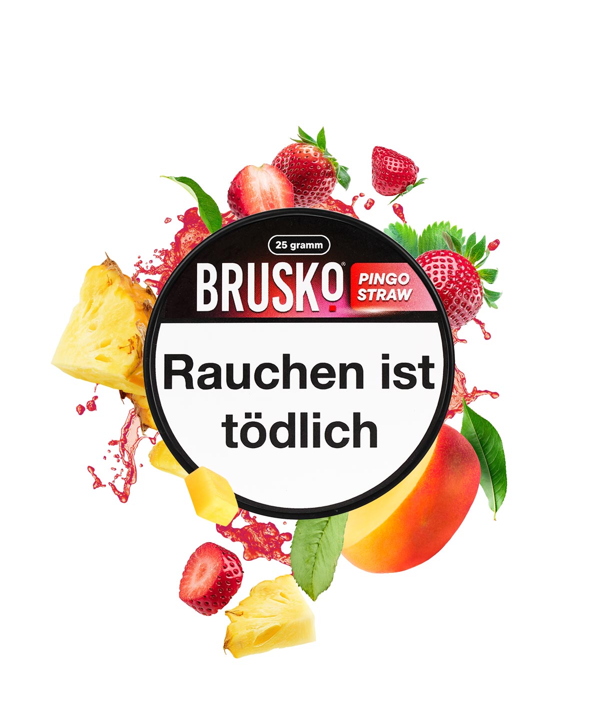 Brusko Pingo Straw 25g Shisha Tabak