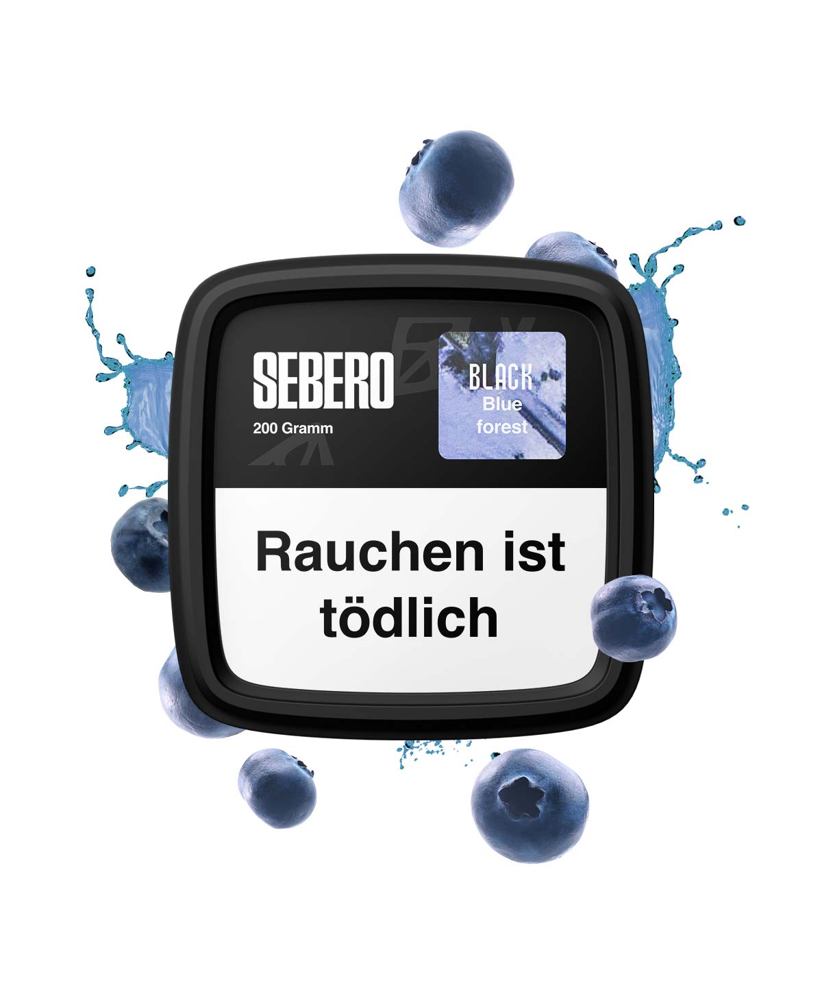 Sebero Black - Blue Forest 200g Hookah Tobacco Sebero Black - Blue Forest 200g Hookah Tobacco