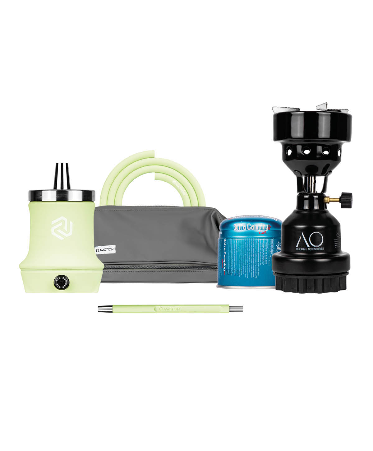 Amotion Roam - Lime - Outdoor Shisha Kit