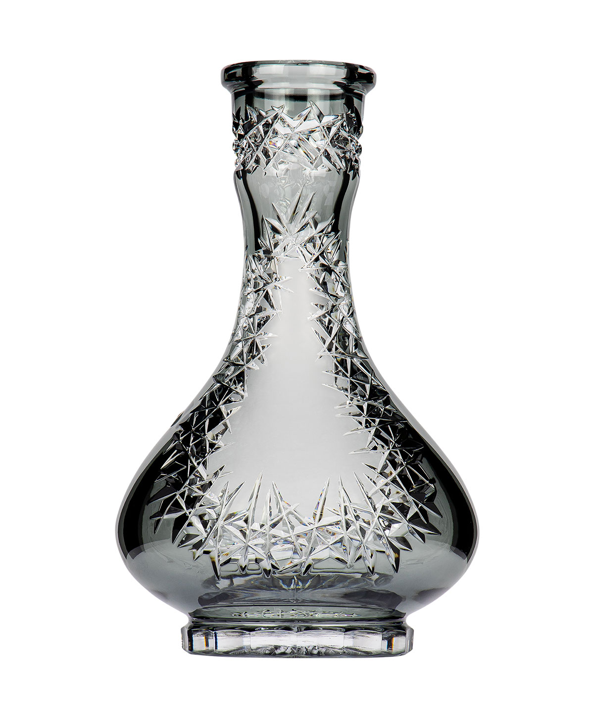 Caesar Crystal Large Drop - Frozen V - Grey Shisha Bowl Caesar Crystal Large Drop - Frozen V - Grey Shisha Bowl