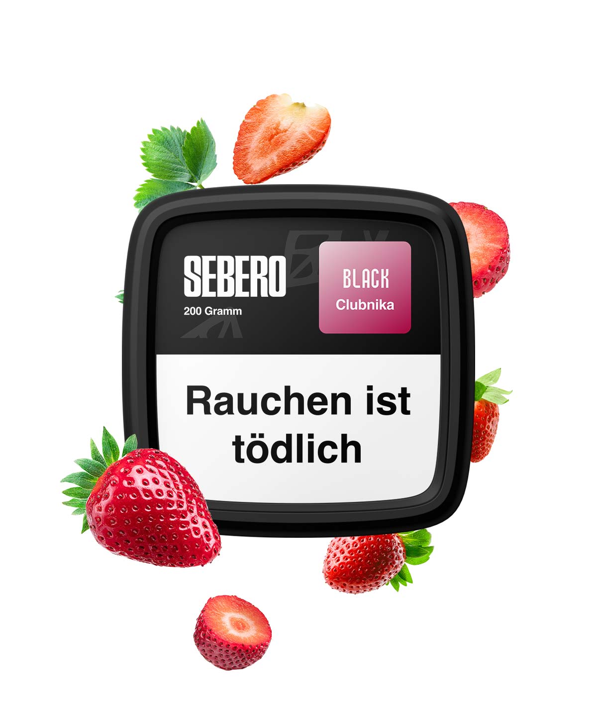 Sebero Black - Clubnika 200g Hookah tobacco Sebero Black - Clubnika 200g Hookah tobacco