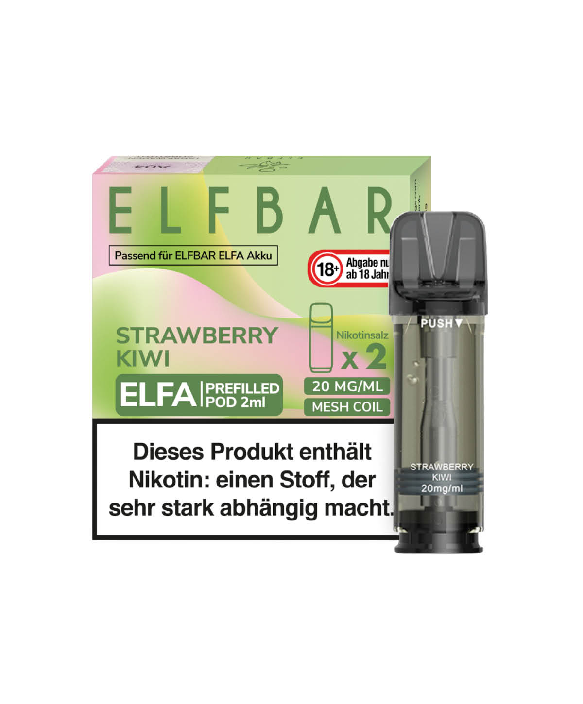 Elfa Pod - Strawberry Kiwi 2er Pack Elfa Pod - Strawberry Kiwi 2er Pack