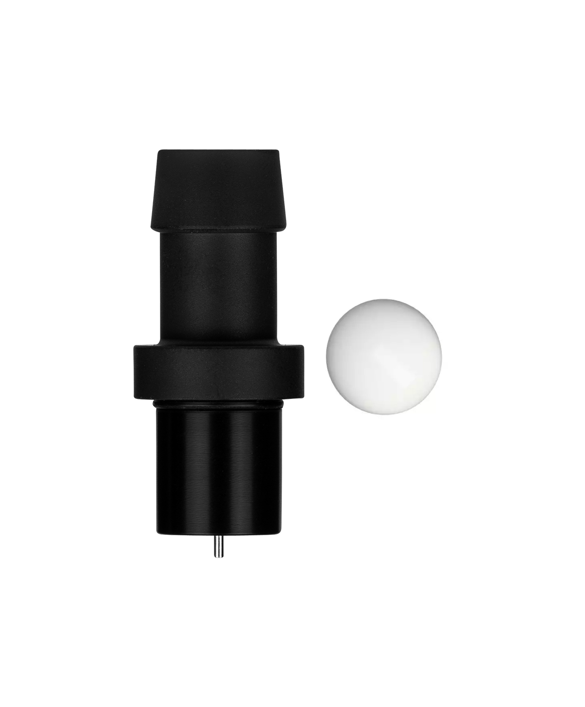 Amotion Doppler - Schlauchadpater + Kugel Upgrade Black Shisha