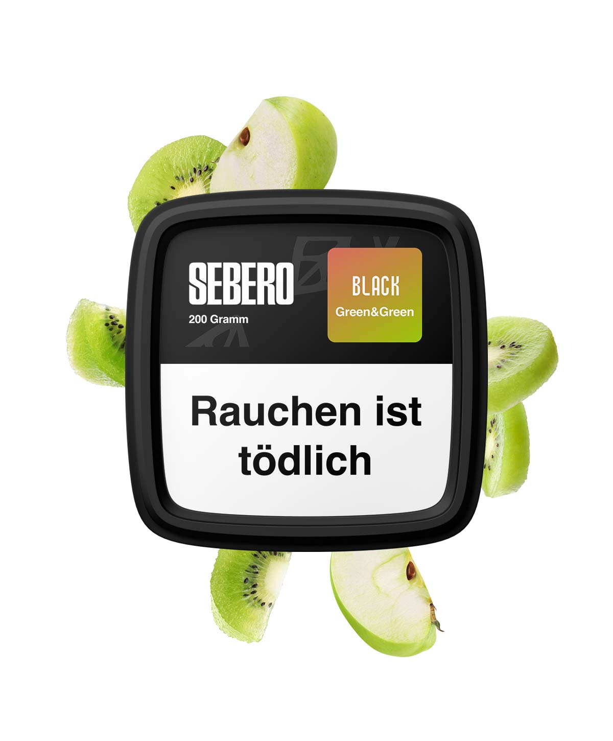 Sebero Black - Green & Green 200g Hookah tobacco Sebero Black - Green & Green 200g Hookah tobacco
