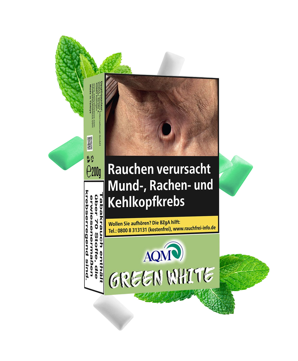 Aqua Mentha Green White 200g Shisha Tabak Aqua Mentha Green White 200g Shisha Tabak