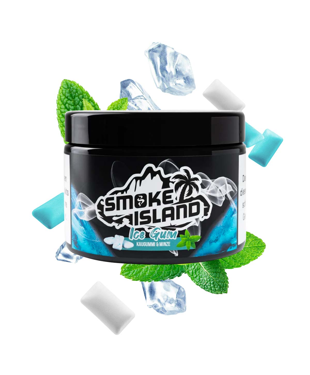 Smoke Island Ice Gum 200g Shisha Tabak ohne Niktotin