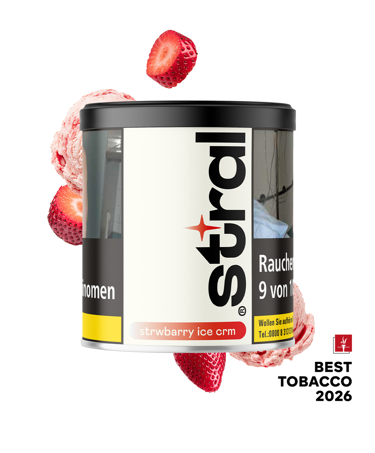 stral strwbarry ice crm 200g Shisha Tabak stral strwbarry ice crm 200g Shisha Tabak