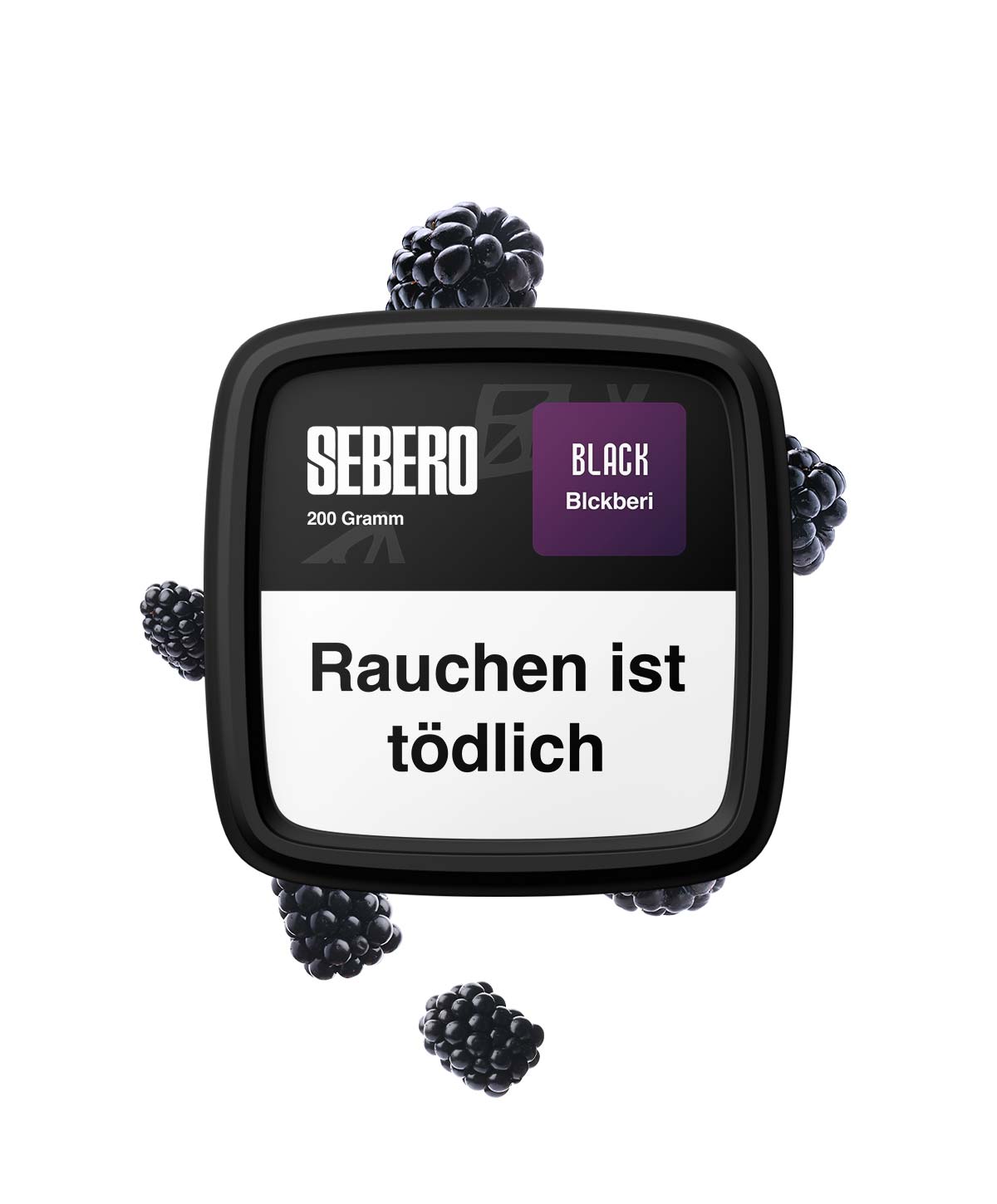 Sebero Black - Blckberi 200g Hookah Tobacco Sebero Black - Blckberi 200g Hookah Tobacco