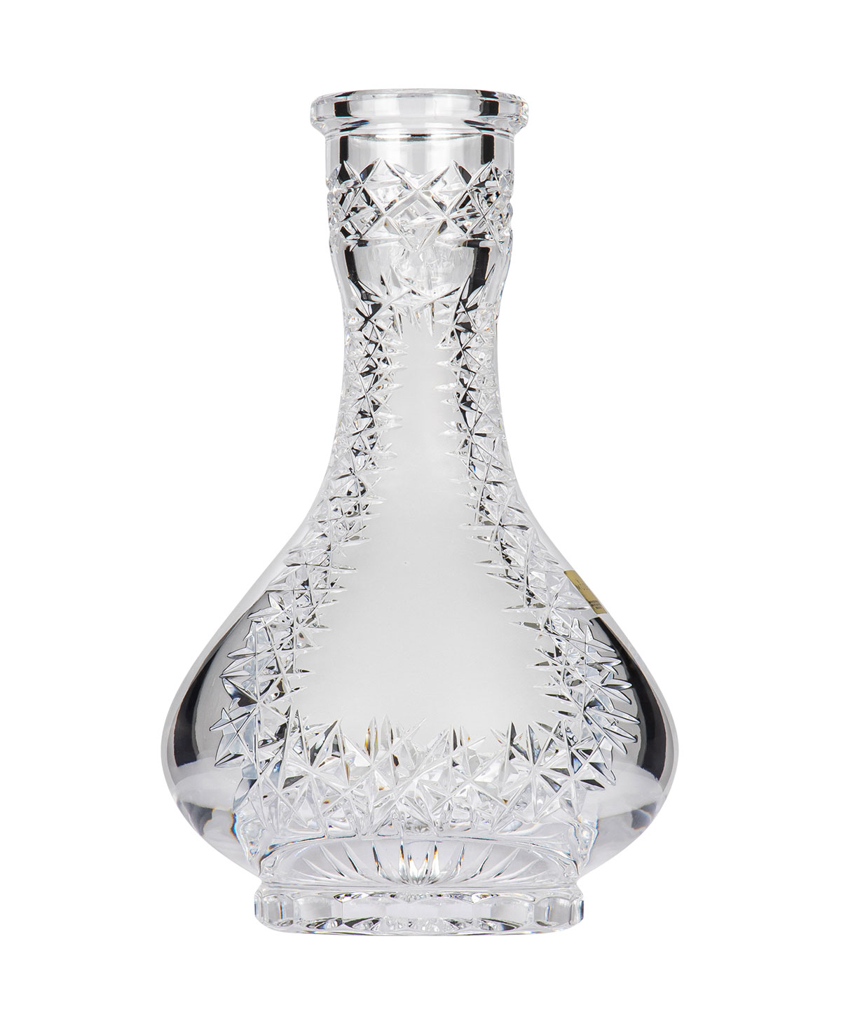 Caesar Crystal Large Drop - Frozen V - Clear Hookah Glass