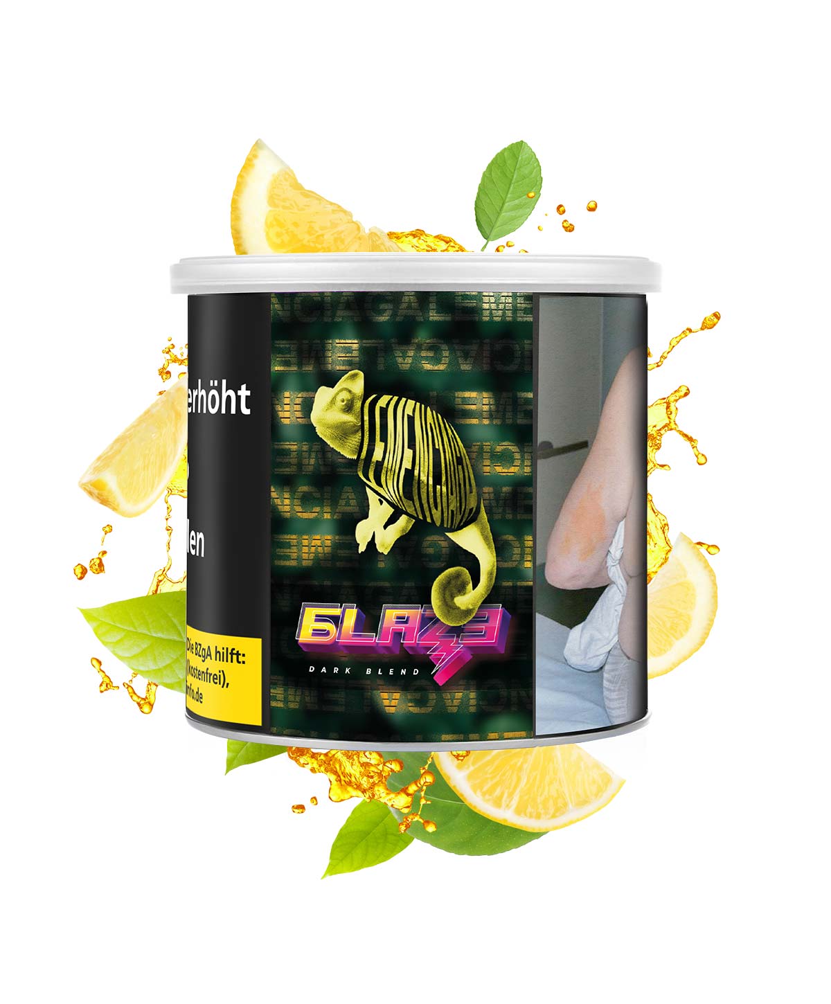 Blaze Dark Leaf Black Lemenciaga 200g Shisha Tabak