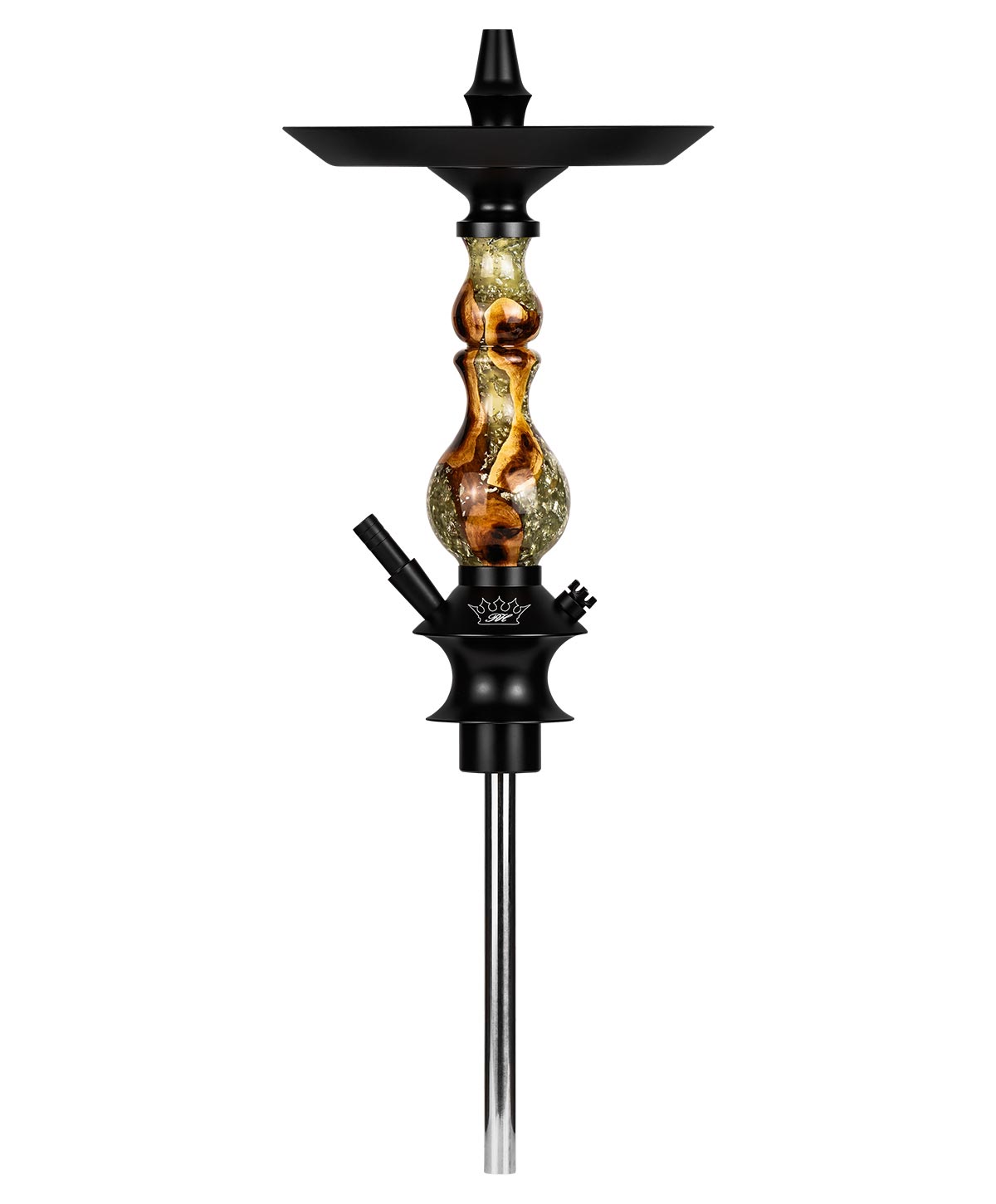 Regal Hookah Bishop - Epoxy Silver Winewood Shisha