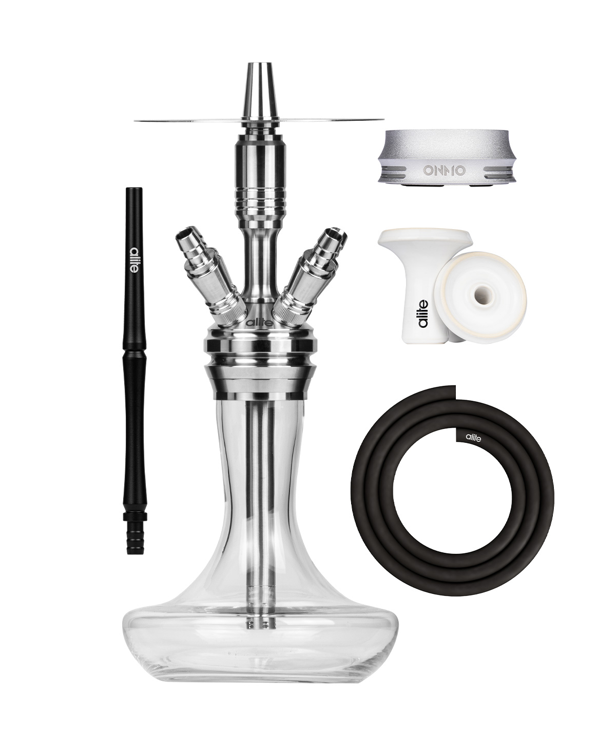 alite Bash Mini - Squad - Silver Hookah