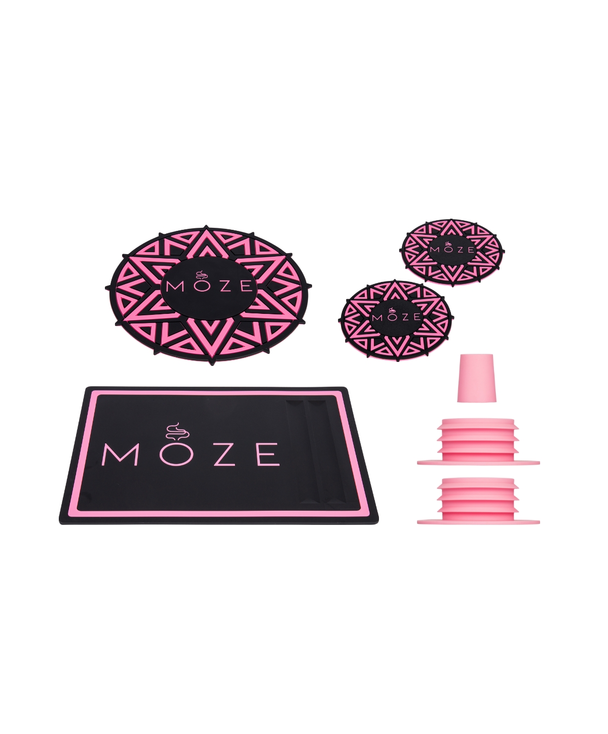 Moze Mini Coaster Set - Pink
