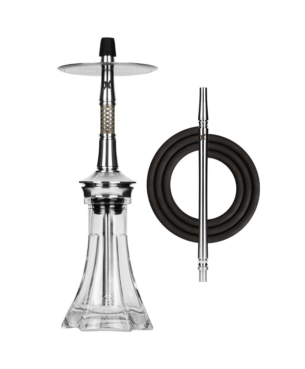 KVZE Grid Mini Steel - Stone Hookah