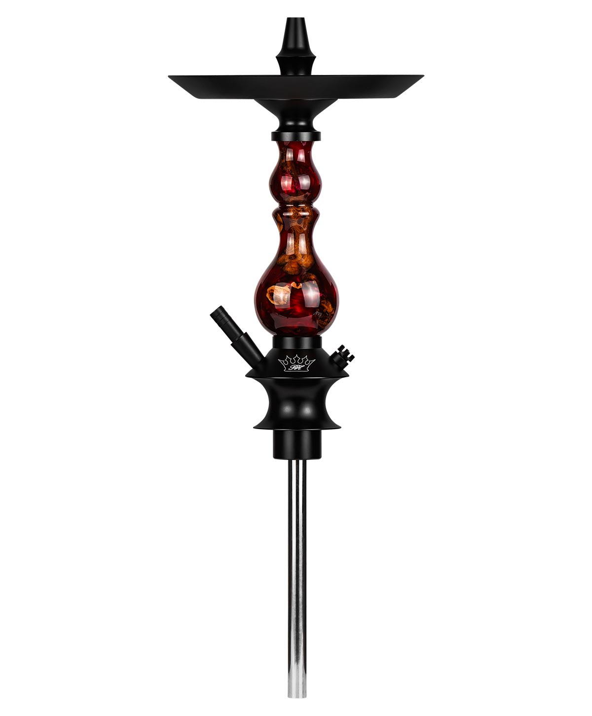 Regal Hookah Bishop - Epoxy Red Winewood Shisha Regal Hookah Bishop - Epoxy Red Winewood Shisha
