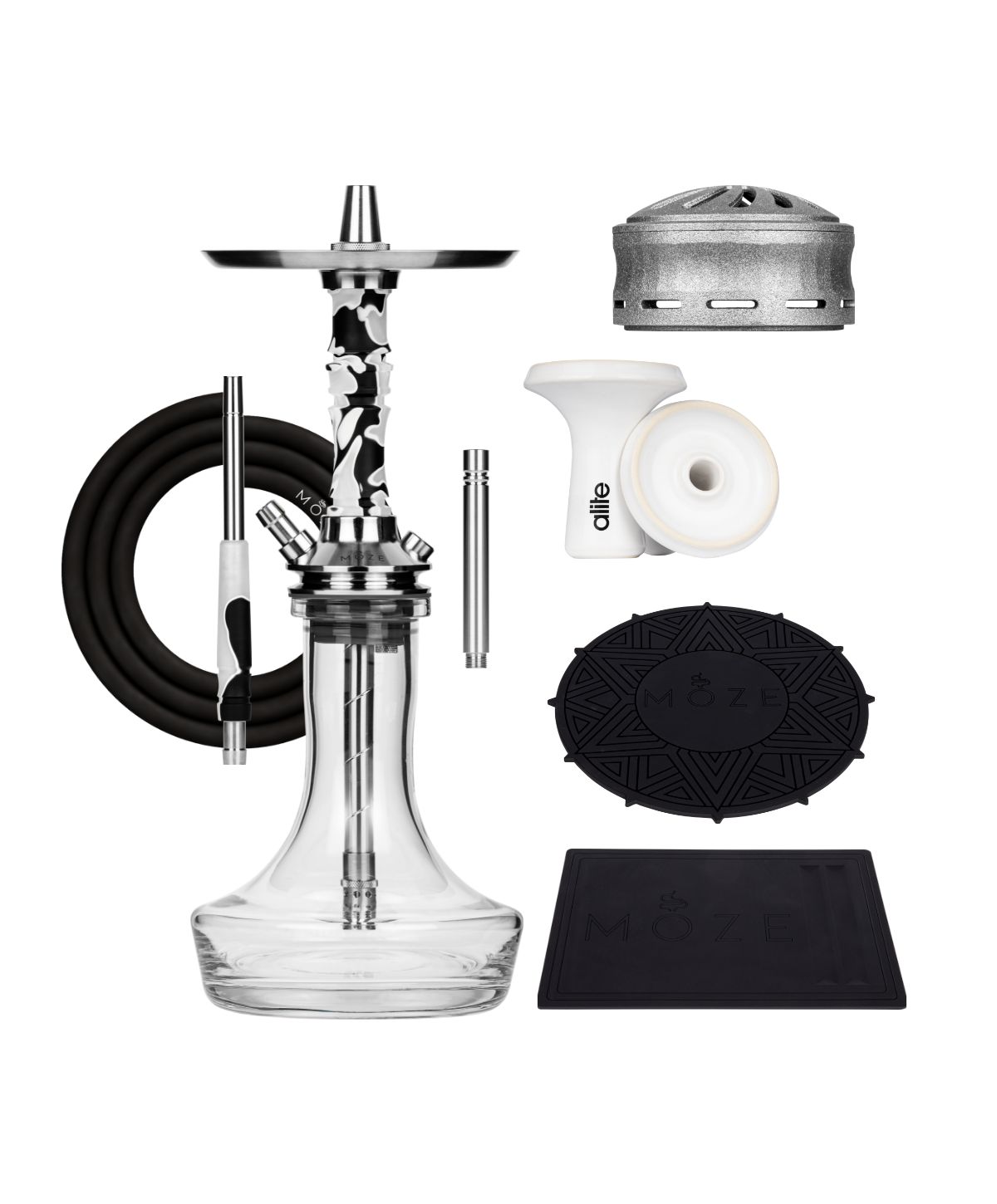 Moze Breeze Pro - Candy Line Grey/White - Sale Bundle