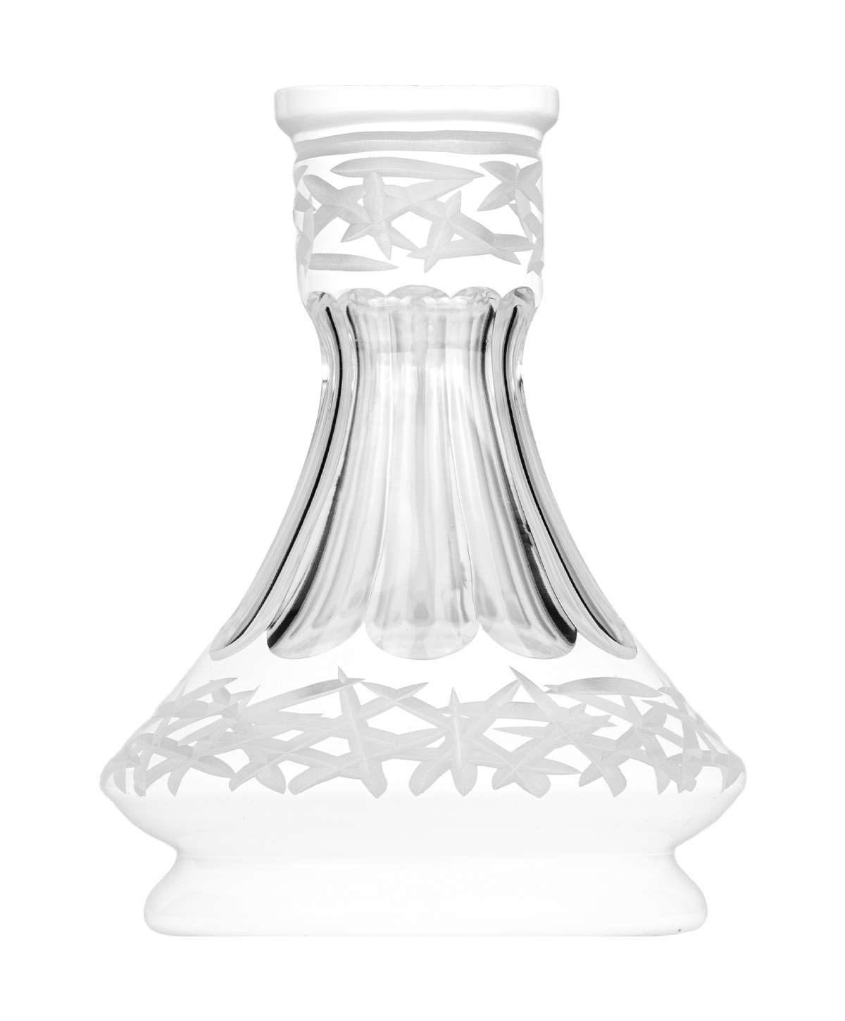 Caesar Crystal Small Ufo - White Hookah Glass
