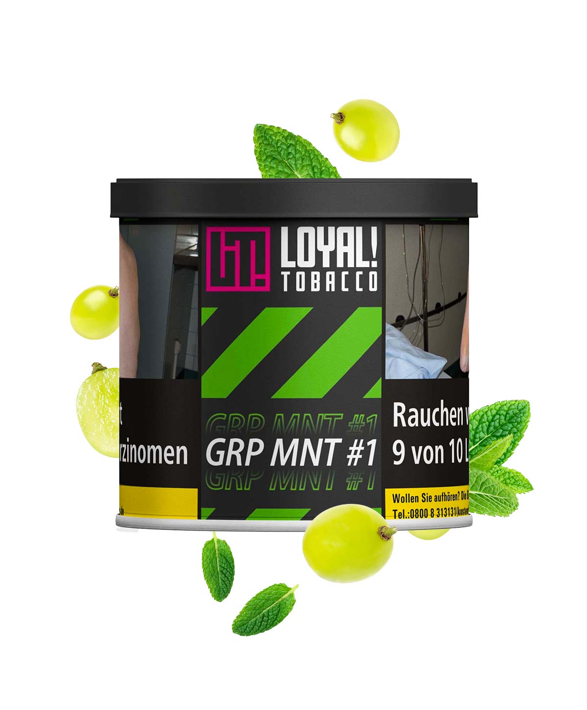 Loyal Tobacco GRP MNT #1 200g Hookah Tobacco Loyal Tobacco GRP MNT #1 200g Hookah Tobacco