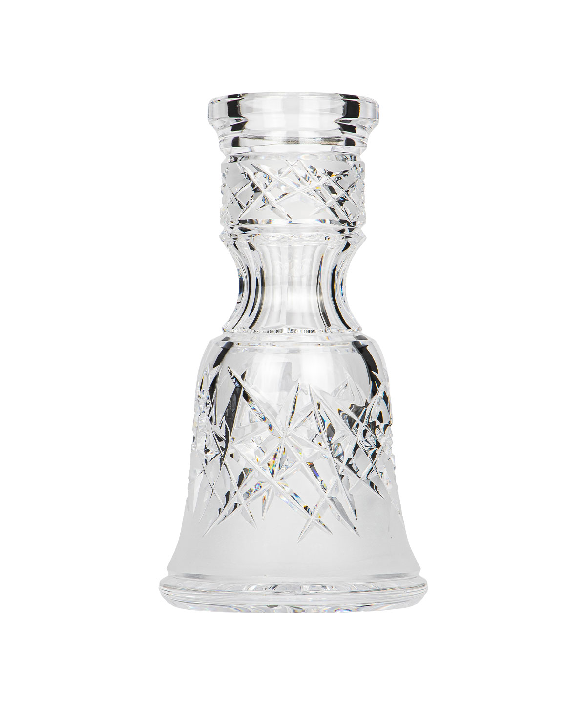 Caesar Crystal Small Tradi Hoarfrost Cut - Clear Hookah Glass Caesar Crystal Small Tradi Hoarfrost Cut - Clear Hookah Glass