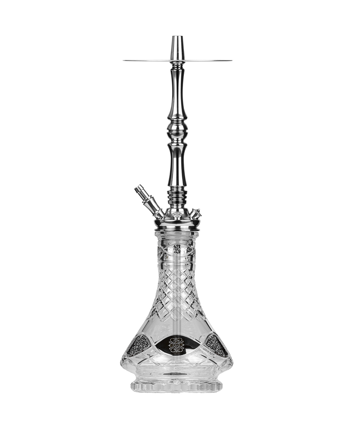Moze Tradi L - Silver - Caesar Crystal Saida Hookah
