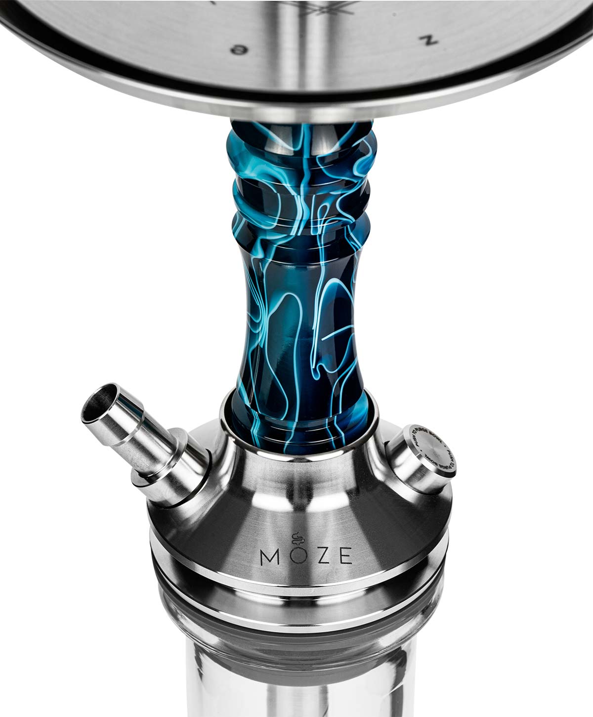 Moze Breeze Pro - Candy Line Grey/White Shisha