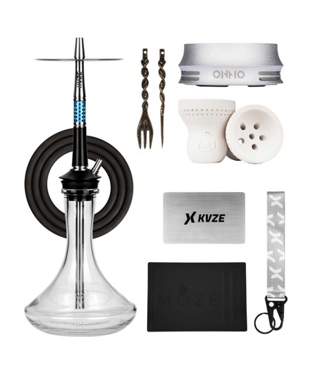 KVZE GRID Cobalt Bundle Hookah