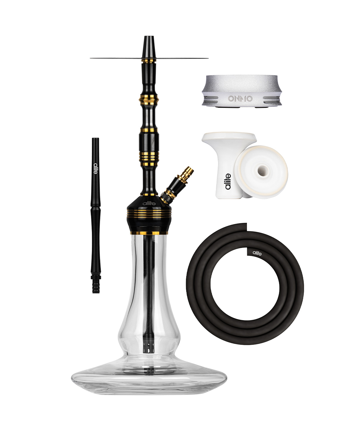 alite Bash - Lounge - Black/Gold Shisha