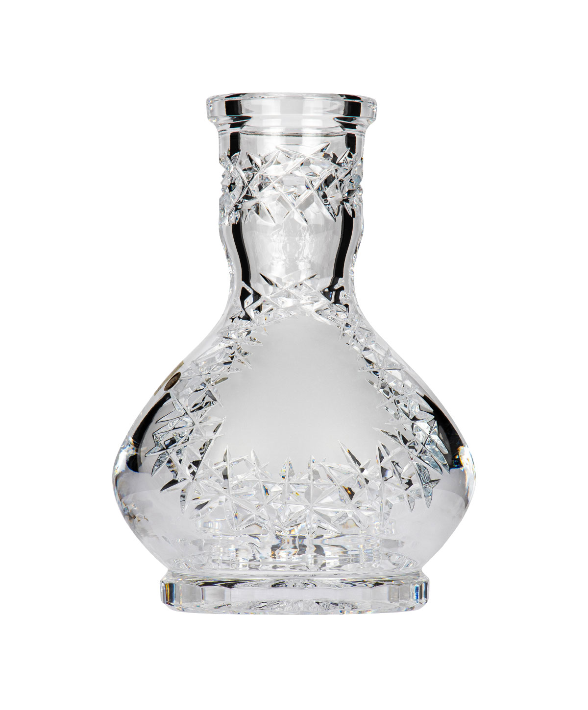 Caesar Crystal Small Drop - Frozen VI - Clear Hookah Glass Caesar Crystal Small Drop - Frozen VI - Clear Hookah Glass