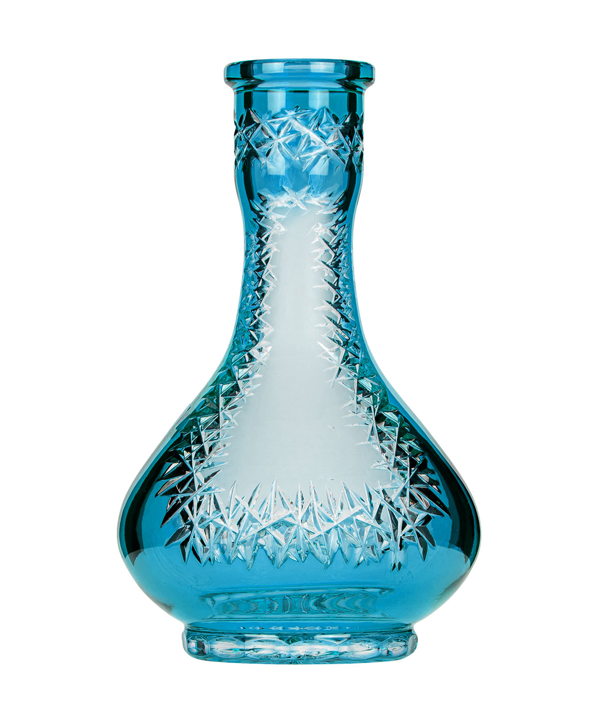 Caesar Crystal Large Drop - Frozen V - Turquoise Shisha Bowl Caesar Crystal Large Drop - Frozen V - Turquoise Shisha Bowl