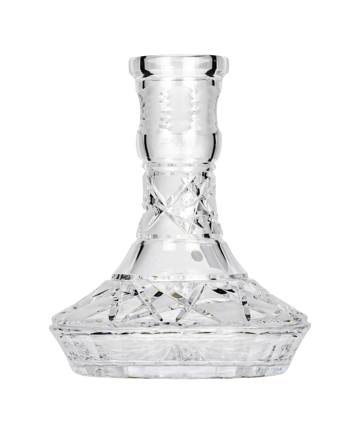 Caesar Crystal Small Arc - Mars Cut - Clear Hookah Glass Caesar Crystal Small Arc - Mars Cut - Clear Hookah Glass