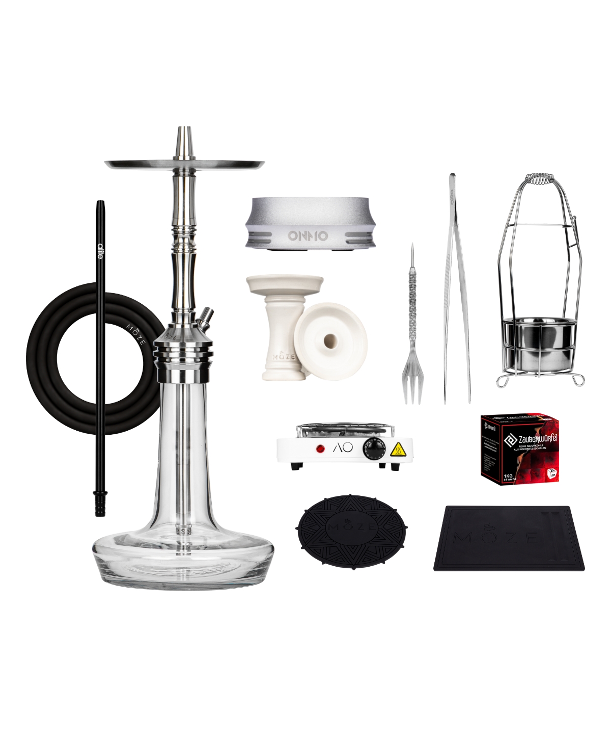 Moze Varity Lounge Silver - Clear - Silver Steel All in One Bundle Moze Varity Lounge Silver - Clear - Silver Steel All in One Bundle