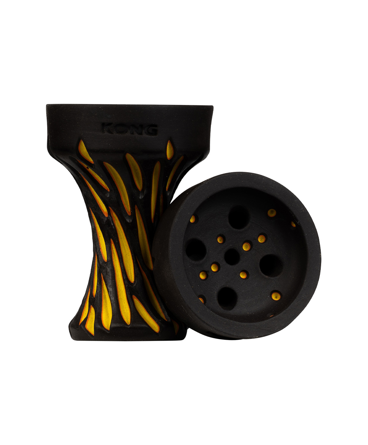 Kong Mehrlochkopf Razor - Black Shisha Kopf Kong Mehrlochkopf Razor - Black Shisha Kopf