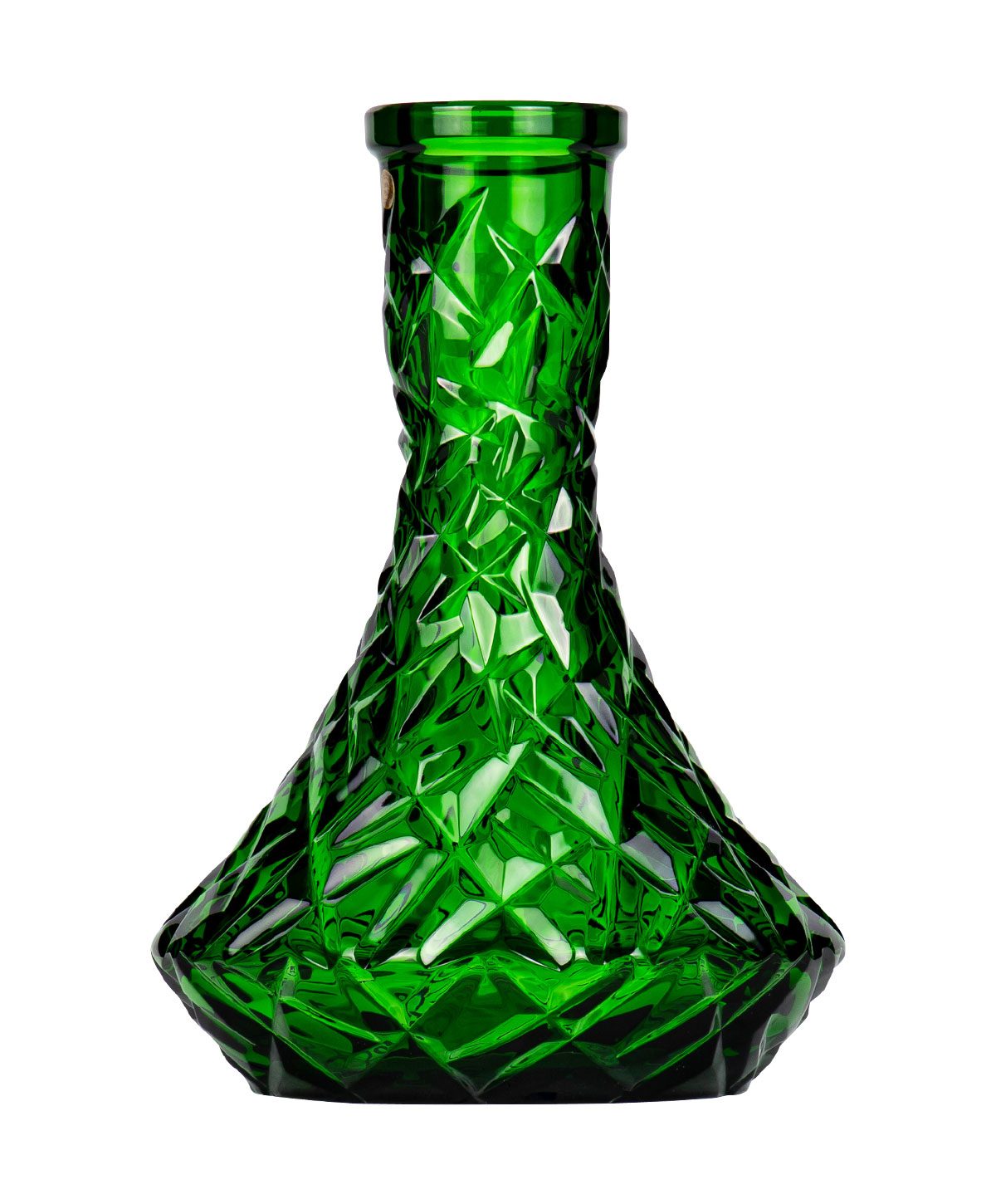 Caesar Crystal Trunk - Rock - Green Hookah Glass