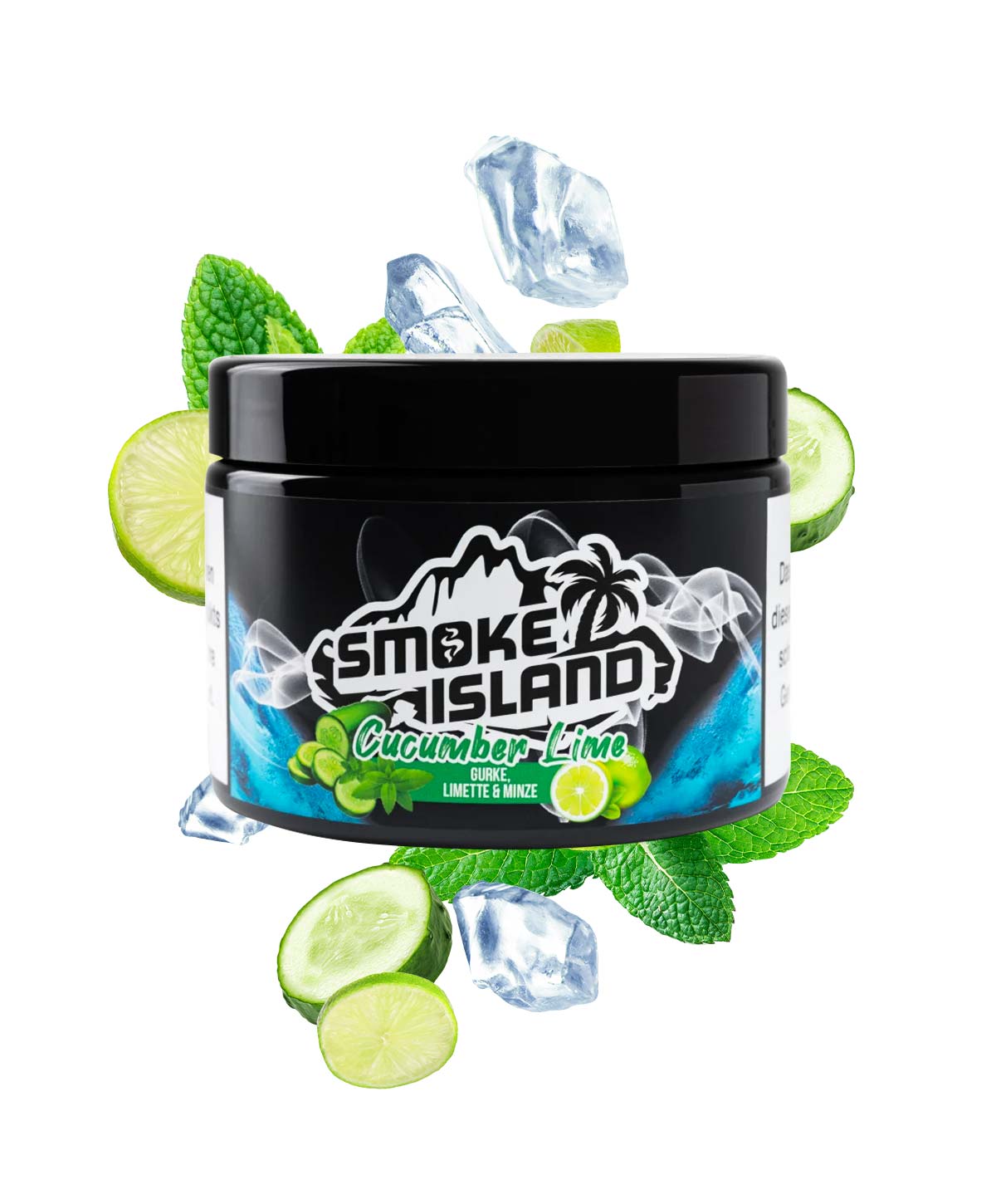 Smoke Island Cucumber Lime 200g Hookah Tobacco without Nicotine