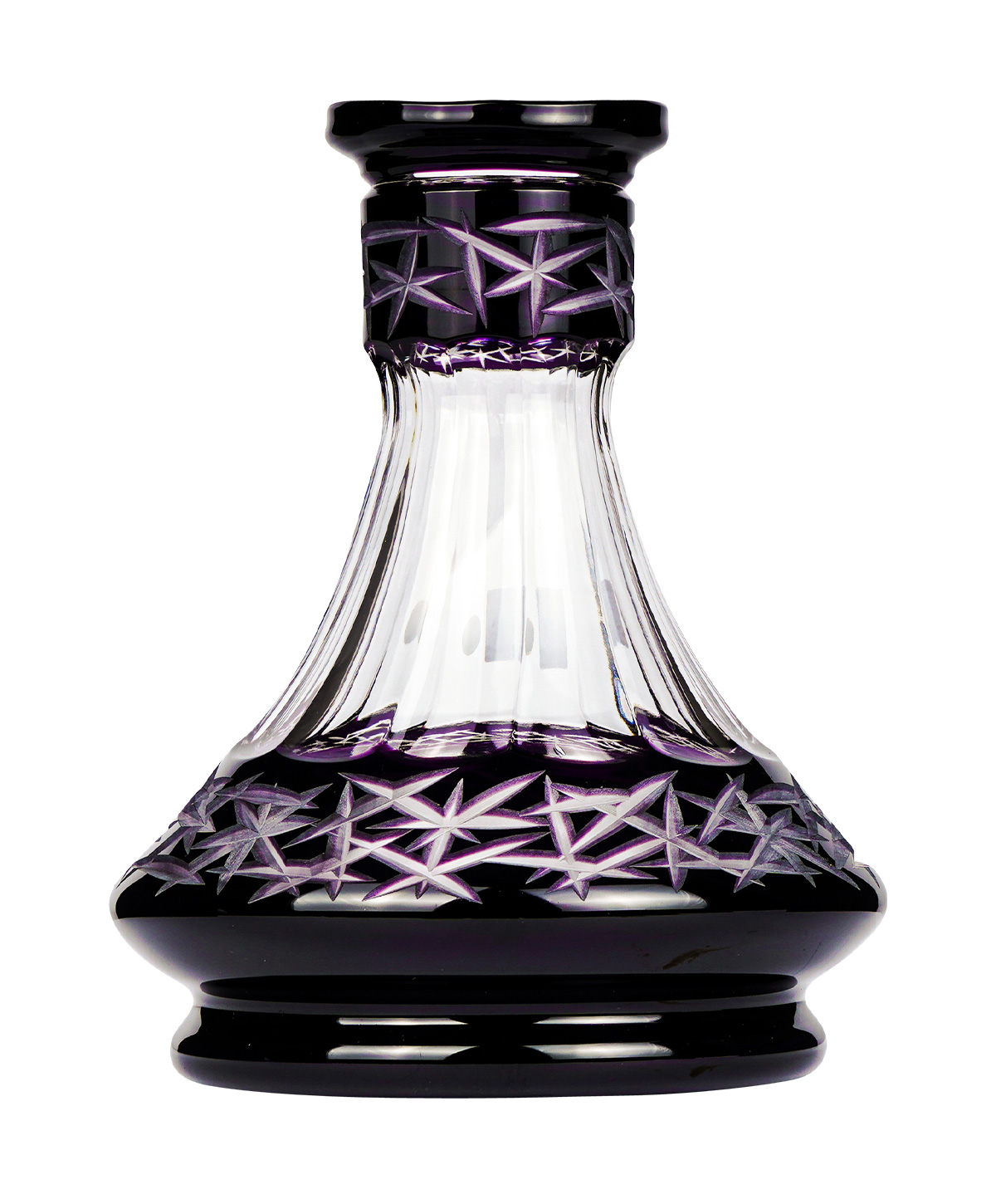 Caesar Crystal Small Ufo - Purple Hookah Glass Caesar Crystal Small Ufo - Purple Hookah Glass
