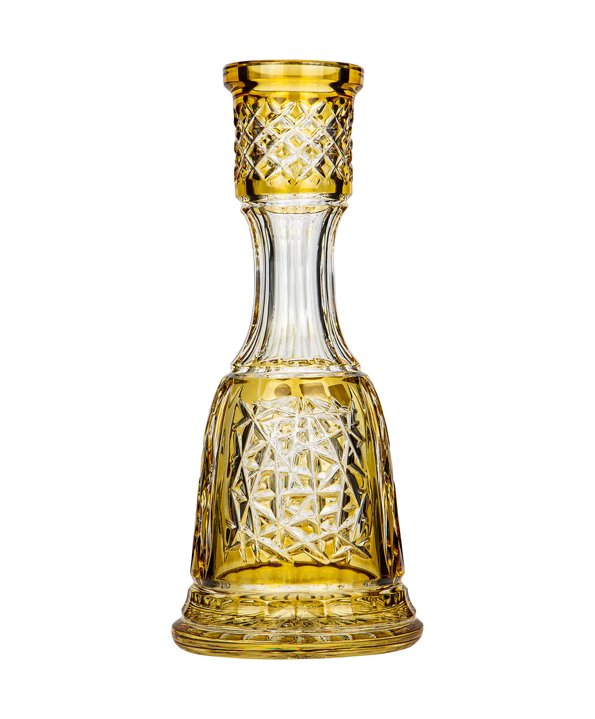 Caesar Crystal Tradi Cut - Yellow Shisha Bowl