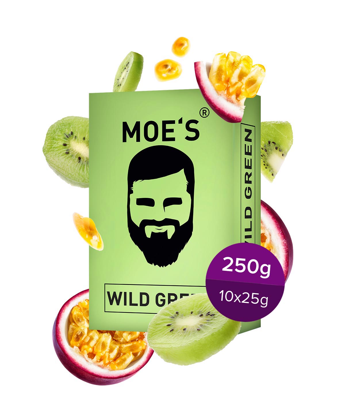 MOE'S Wild Green 250g Shisha Tabak