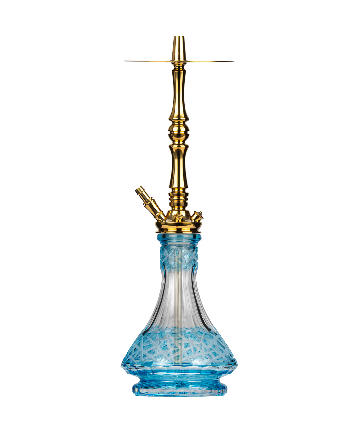 Moze Tradi L - Gold - Caesar Crystal Turquoise Shisha Moze Tradi L - Gold - Caesar Crystal Turquoise Shisha