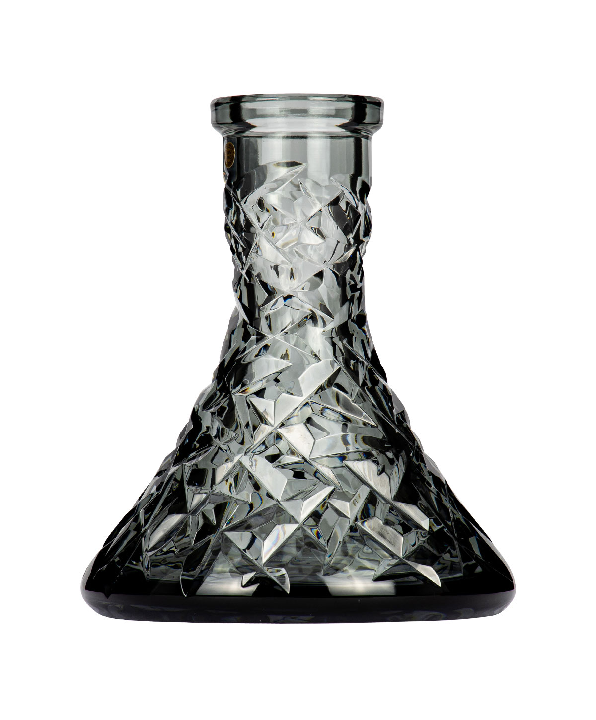 Caesar Crystal Small Cone - Rock - Grey Hookah Glass