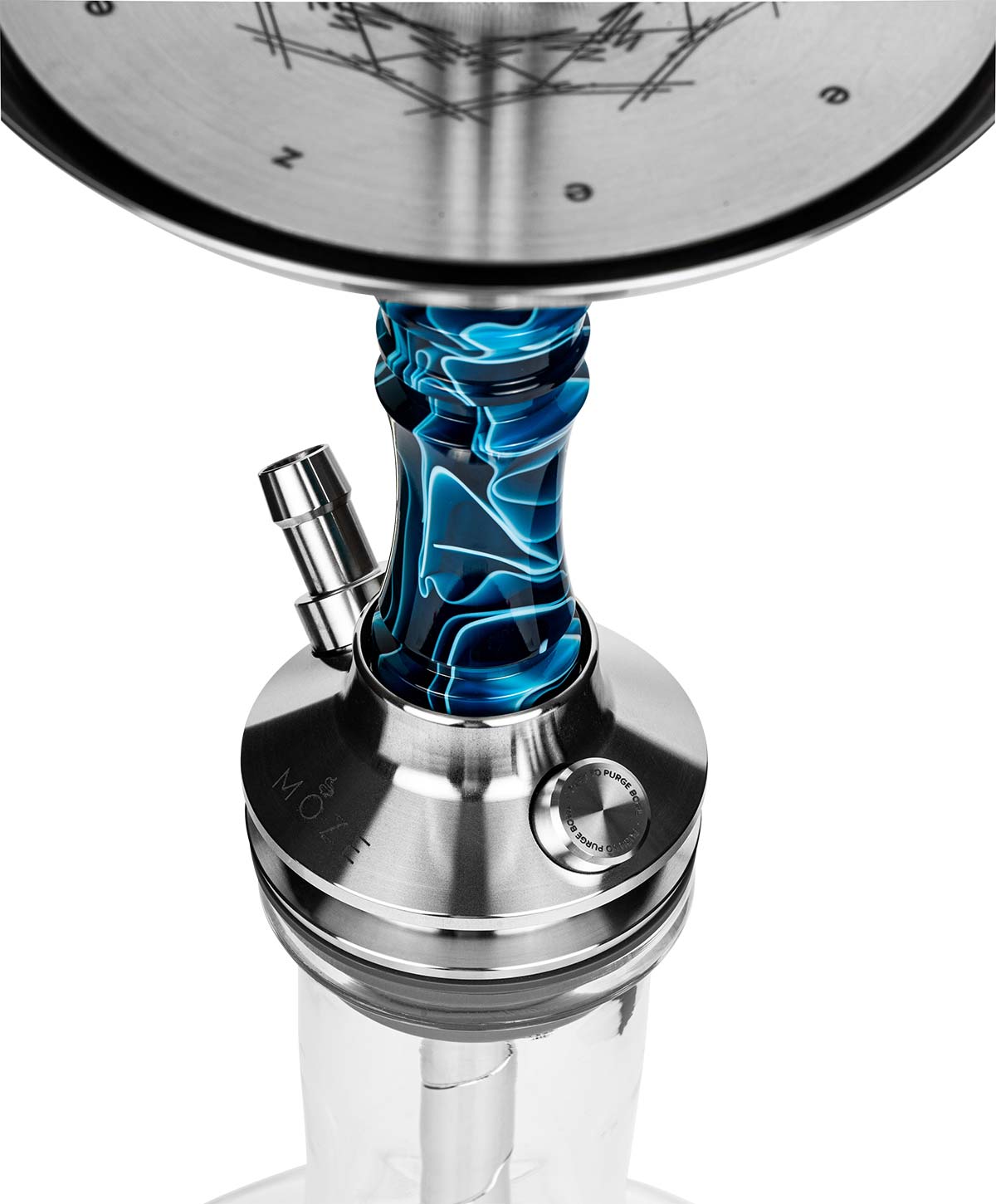 Moze Breeze Pro - Candy Line Grey/White Shisha