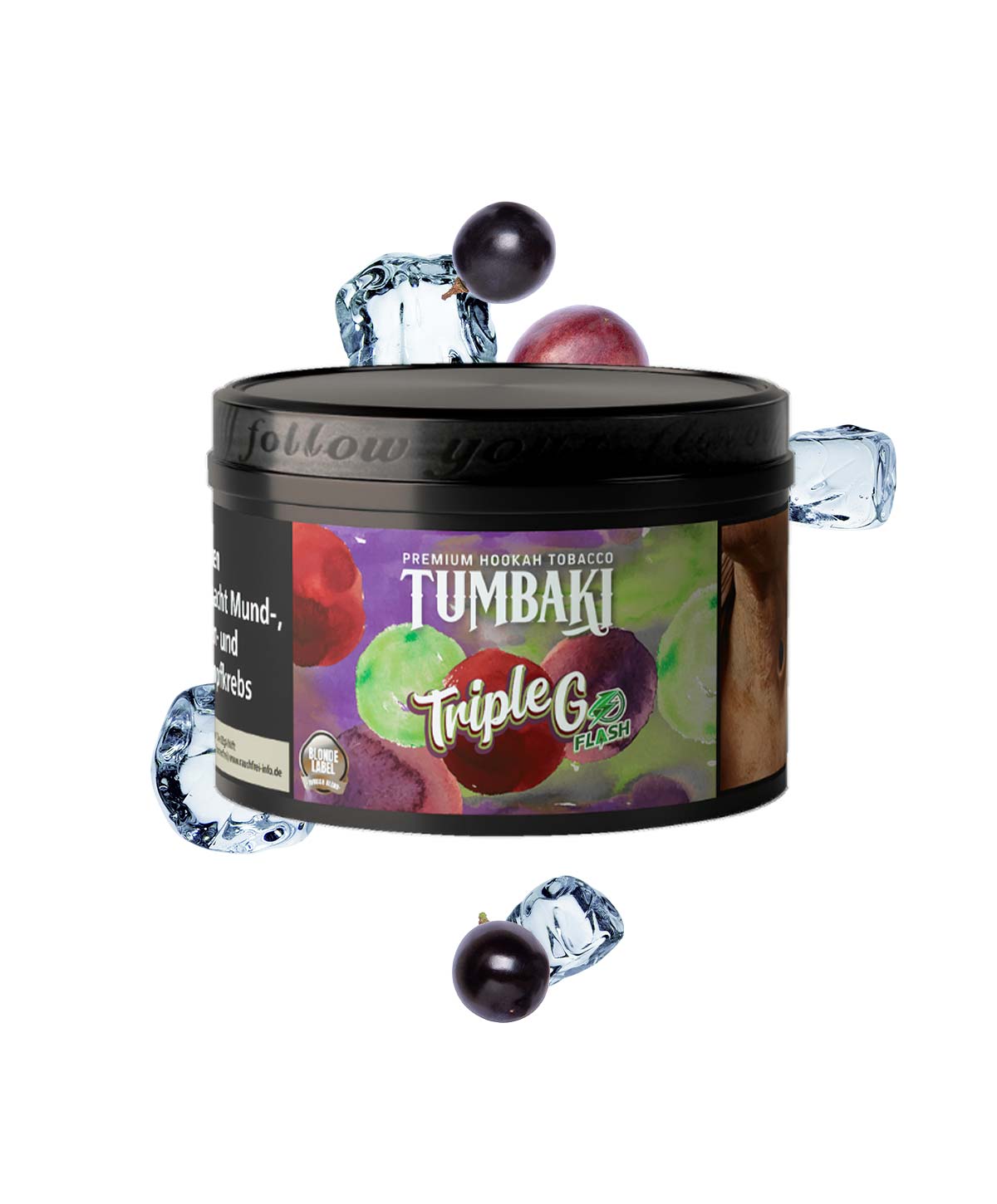 Tumbaki Triple Grape Flash 200g Hookah Tobacco