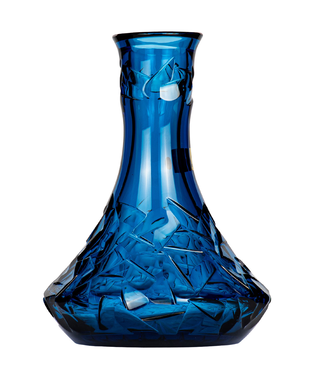 Caesar Crystal Large Trunk - Floe - Dark Blue Shisha Bowl Caesar Crystal Large Trunk - Floe - Dark Blue Shisha Bowl