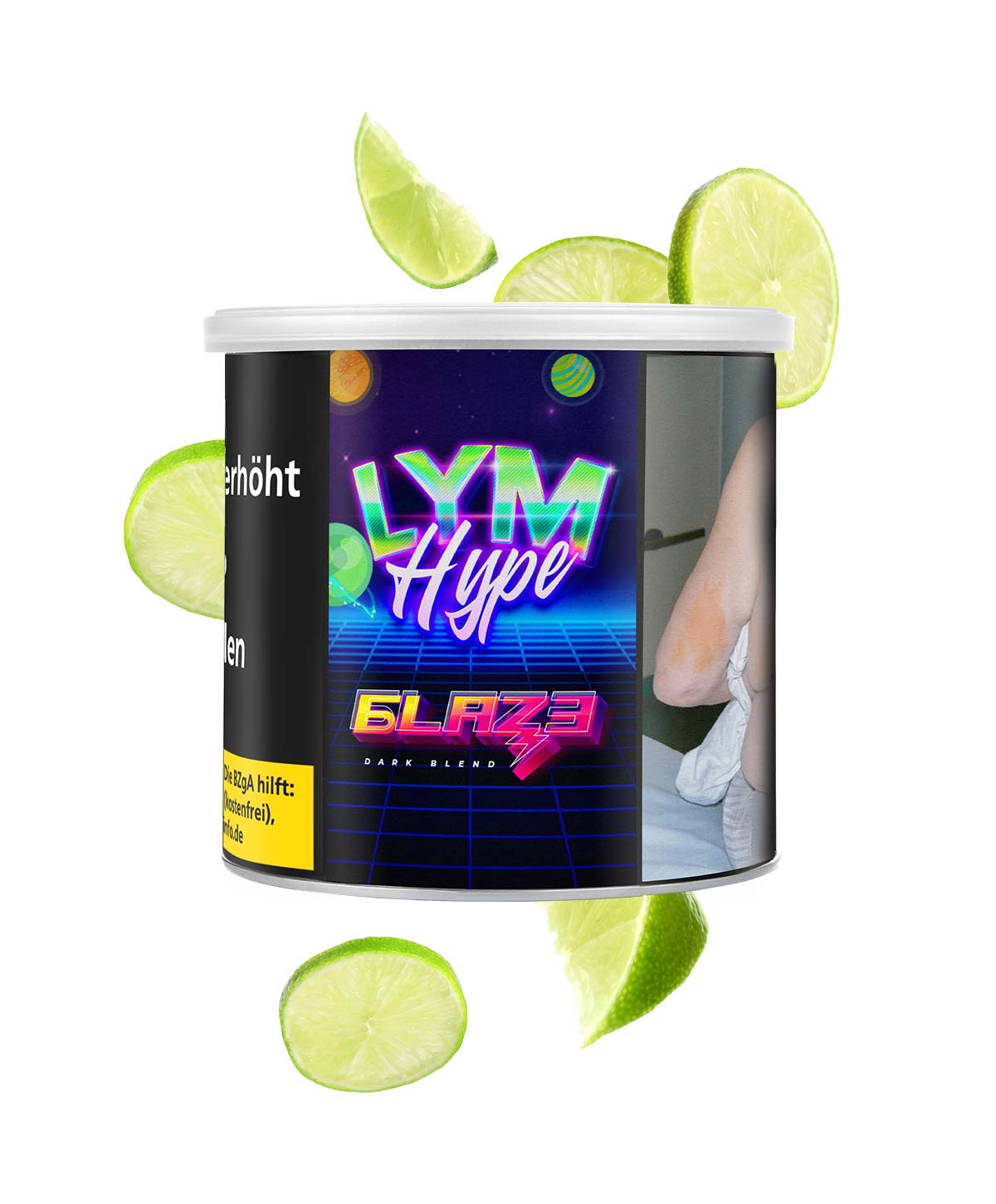 Blaze Dark Leaf Lym Hype 200g Hookah Tobacco